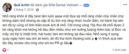 Nha Khoa Elite Dental - 57A Trần Quốc Thảo, Quận 3 Có Tốt Không?