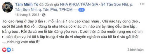 Nha Khoa Trần Gia - 259 Tân Sơn Nhì, Quận Tân Phú Có Tốt Không?
