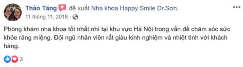 Nha Khoa Happy Smile Dr. Sơn - 39 Nguyễn Phong Sắc Cầu Giấy Có Tốt Không?