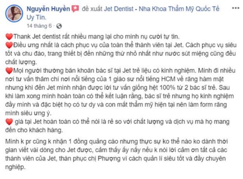 Nha Khoa Jet Dentist - 105A Trương Định, Quận 3 Có Tốt Không?