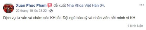 Nha khoa Quốc tế Việt Hàn 04 - 328 Nguyễn Sơn Tân Phú có tốt không?