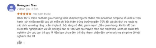 Nha khoa Simpline Tầng 1 Thảo Điền Pearl 12 Quốc Hương Quận 2 có tốt không?