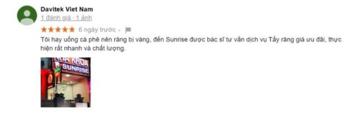 Nha khoa Sunrise - 39 Nguyễn Thị Thập Quận 7 có tốt không?
