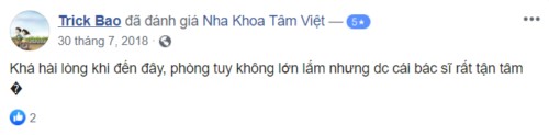 Nha khoa Tâm Việt - 366 Quang Trung Gò Vấp có tốt không?