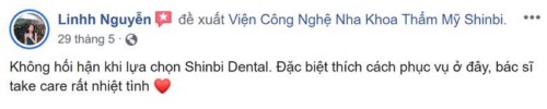 Nha khoa thẩm mỹ Shinbi Dental - 33 Trần Quốc Toản Hoàn Kiếm có tốt không?