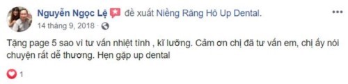 Nha khoa Up Dental 02 Võ Oanh Bình Thạnh có tốt không?