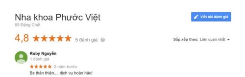 Nha khoa Phước Việt - 65 Đặng Chất Quận 8 có tốt không?
