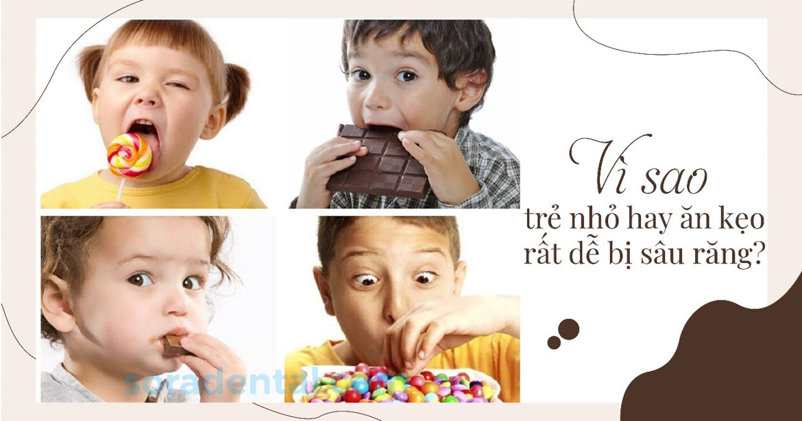 Read more about the article Vì sao trẻ nhỏ hay ăn kẹo rất dễ bị sâu răng