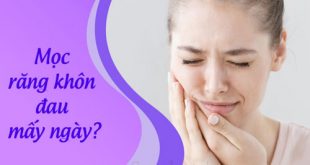 Mọc răng khôn đau mấy ngày?