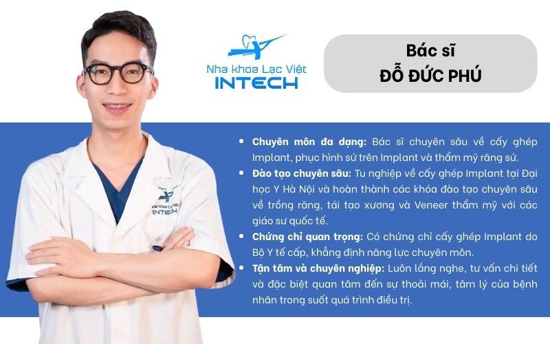 Bác sĩ Đỗ Đức Phú- Nha khoa Lạc Việt Intech